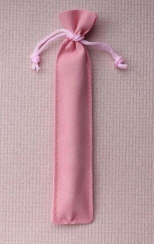 sowaka 10 Pcs Pen Pouch Bags Small 6.9 x 1.4 Inch Velvet Drawstring Pencil Sleeve Holder for Protecting Gifting Storage Things Office Adult Business Supplies (Pink) in Saudi Arabia