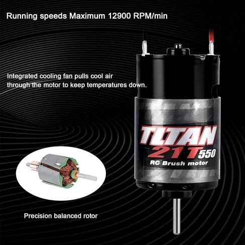 RC Car Motor مقاوم للماء 550 21T محرك مصقول لـ 1:10 RC الزاحف المحوري SCX10 AXI03007 JL 90046 TRX4 TRX6 RC CAR TRACK TRACK in Kuwait