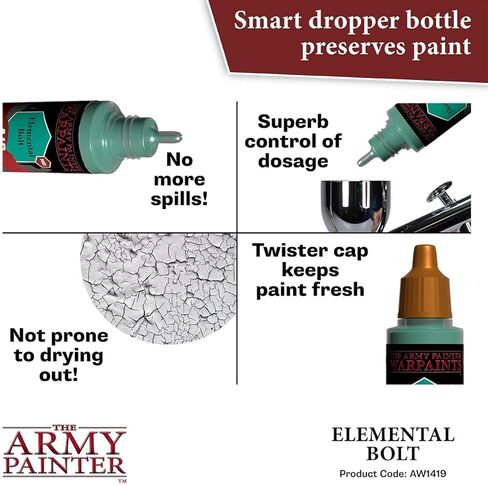 The Army Painter Warpaint Air Metallics Evil Chrome - Acrylic Non-Toxic Heavily Pigmented Water Based Paint for Tabletop Roleplaying, Boardgames, and Wargames Miniature Model Painting in Saudi Arabia