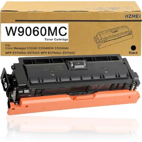 High Yield W9060 W9060MC Black Toner Cartridge Compatible with Color Managed E55040 E55040DW E55040dn MFP E57540dn E57540C Series Printer(1-Pack,Black)