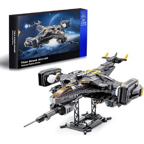 Space Wars Building UCS Set - Titan Attack Aircraft QJ5002 Building Toy. Boys and Girls Ages 6+, The Best Gift for SpaceWar of Star Series Enthusiasts (901 Pieces)