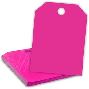 Versa-Tags Car Mirror Hang Tags Blank Jumbo Pricing Signs 50 Pack 8.5'' x 11.5'' Printer Friendly to Increase Dealership Traffic Fluorescent Coloring (Green, 50)