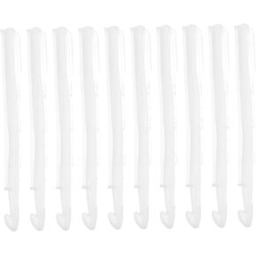 20pcs Crystal Epoxy Mold Crochet Hook Silicone Molds Resin Epoxy Handmade Sweater Needles Epoxy Resin Molds Knitting Hook Mold DIY Knitting Sweaters Tool Mold Manual