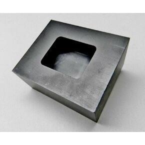 Graphite Ingot Mold 5oz Gold Melt Pour Loaf Bar Machined Graphite Jewelry Scrap