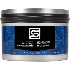 Speedball Oil Relief Ink, 8-Ounce, Black for Block Printing