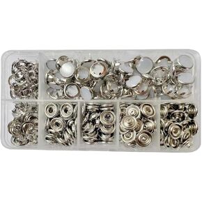 Pearl Snaps 80 Set Snap Buttons for DIY, Sewing and Crafting