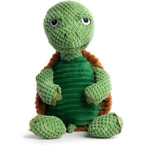 fabdog Floppies Plush Dog Toy - Cute & Durable Squeaky Dog Toys - Best Squeak Toy for Puppies and All Breeds | Ideal Pet Gift| Small Turtle