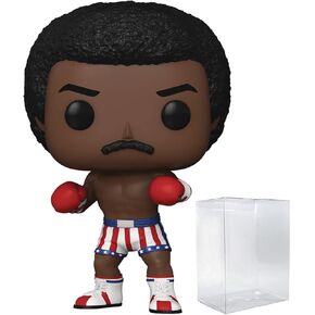 Rocky 45th Anniversary - Apollo Creed Funko Vinyl Figure (Bundled with Compatible Box Protector Case), Multicolored, 3.75 inches