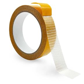Extra Strong Double Sided Fabric Tape, 1inch x 33FT(10m), Heavy Duty for Clothes & Carpet, High Stickness, Ideal for Multiple Surfaces