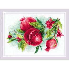 RIOLIS Counted Cross Stitch kit 2175 Juicy Pomegranate