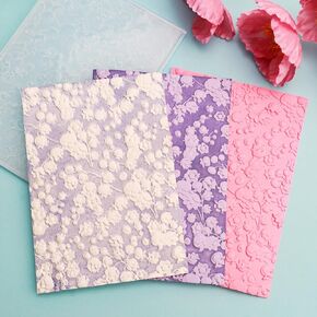 BAOFALI 3D Embossing Folder for Card Making,Easter Bunny Plastic Texture Fades Embossing Folder Template for Scrapbooking Cardstock Album DIY Decoration Paper Crafting 6.3x4.5inch