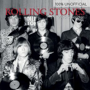 Gifted Stationery Co, Rolling Stones 2025 Wall Calendar