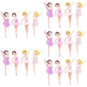 Bestoyard 20 PCS Ballerina Girl Automobile Accostories Decore for Car Princess Decor Ballerina Ballerina Party Decor