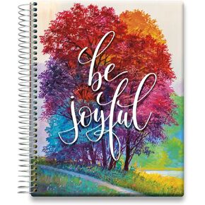 Tools4Wisdom Planner 2025-2026 - April 2025-2026 Calendar - 8.5x11 Inch Hardcover - Monthly Weekly Daily Planner - A5J6 - Be-Joyful-Fall