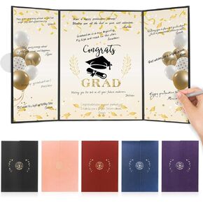 Blue Graduation Party Decorations Class of 2025 Graduation Guest Book 2025 Congrats Grad Sign Graduation Signature Board Book Grad Party Decor Graduation Gifts Party Supplies for Her Him College Women