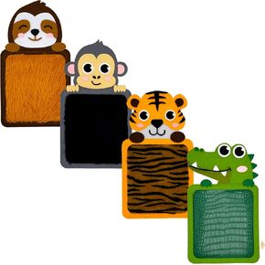 Sensory Zoo Buddies: 8-Pack Large Sensory Mats for Autistic Children | Sensory Toys for Kids with Autism | Sensory Toys for Autistic Children | Toys for Autistic Kids Ages 3-5