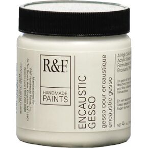 R&F Handmade Paints Encaustic Gesso, 4-Ounce