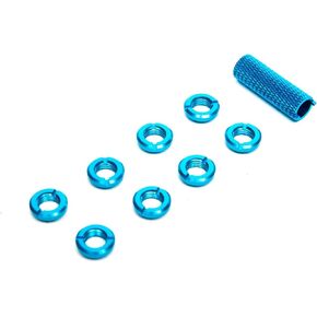 Spektrum Radio Blue Switch Nuts (8) & Wrench, SPMA1300
