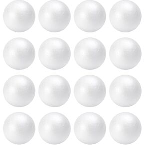 TFARC FOAM 2 Inch Craft Foam Balls 40-Pack, Polystyrene Balls for DIY Crafts School Supplies Decorations(White)