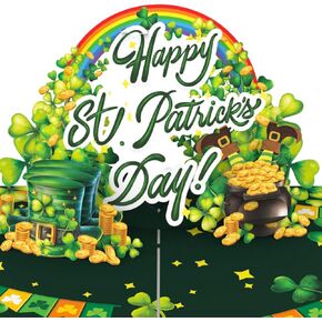Piece Gift- Str Patricks Card ، Happy St Patricks Day Card for Kids ، Family ، Friend ، 6 × 8 بوصة من بطاقات يوم St Patrick ، ​​بطاقة يوم Saint Patricks شملت الظرف