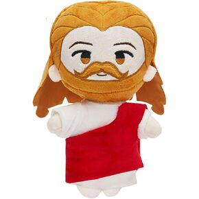 10 Inch Jesus Plush Doll Classic Christ Religious Savior Jesus Stuffed Gift Toys (Blue)