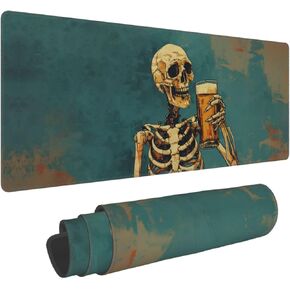 لوحة فأر ألعاب السكر المهملة الملونة ، قاعدة مطاطية كبيرة غير انزلاق Mousepad XL 31.5x11.8in ، حصيرة الماوس لوحة المفاتيح ، وسادة مكتب مع حواف مخيط للمنزل والمكاتب Gamer