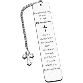 2025 First Communion Gifts for Teenage Girls Boys 1st Holy Communion Christian Gifts for Kids Teens Goddaughter Godson Women Men Baptism Confirmation Gifts for Teens Girls Boys Easter Baskets for Kids