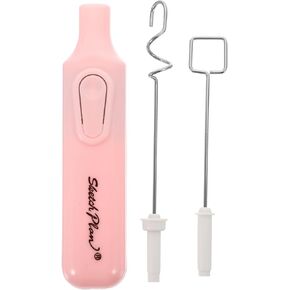 ULTNICE 1 Set Gouache Paint Mixing Lip Gloss Pigment Stirrer Blending Making DIY Crafts Epoxy Resin Mixer Machine Resin Color Pigment Student Pigment Mixer Electric Cup Handheld Plastic