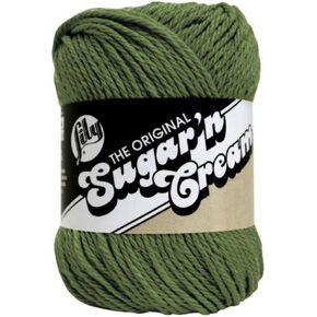 Lily Sugar 'n Cream 100% Cotton Yarn, 2.5 oz. Ball (Sage Green #0084)