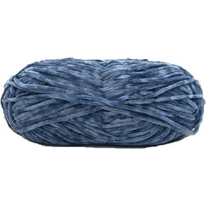 Red Velvet Crochet Yarn, 100g/0.22lb Fluffy Chenille Yarn for DIY Knitting & Crocheting