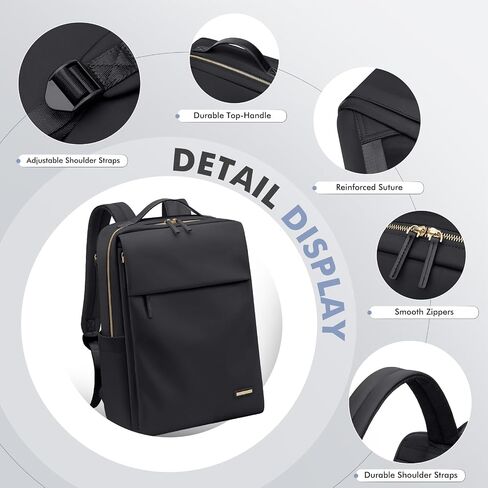 حقيبة ظهر لجولف Supags Travel Laptop لـ Women Airline المعتمدة من أجل العمل الكلية السفر متعددة الوظائف. in Kuwait