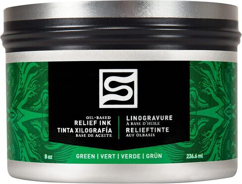 Speedball Oil Relief Ink, 8-Ounce, Black for Block Printing in Saudi Arabia