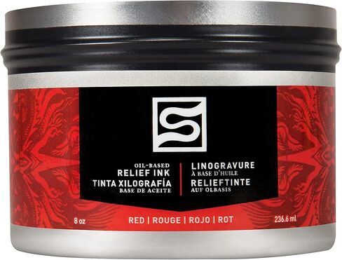 Speedball Oil Relief Ink, 8-Ounce, Black for Block Printing in Saudi Arabia