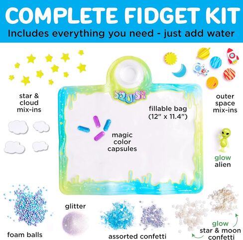 Creativity for Kids Super Squish Fidget Bag: Outer Space - DIY Craft Kits for Boys and Girls, Sensory Toys for Ages 6-8+, Galaxy Slime Space Toys and Gifts for Kids in Saudi Arabia