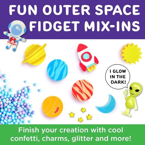 Creativity for Kids Super Squish Fidget Bag: Outer Space - DIY Craft Kits for Boys and Girls, Sensory Toys for Ages 6-8+, Galaxy Slime Space Toys and Gifts for Kids in Saudi Arabia