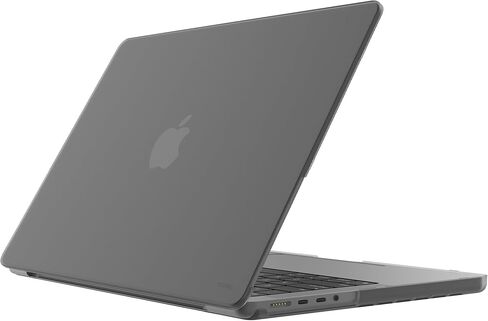 JCPal MacGuard Premium Hardshell Case with Scratch Resistant Matte Finish for Apple MacBook Pro 14 inch M1/M2/M3/M4 Models with Touch ID (Carbon Black) in Saudi Arabia