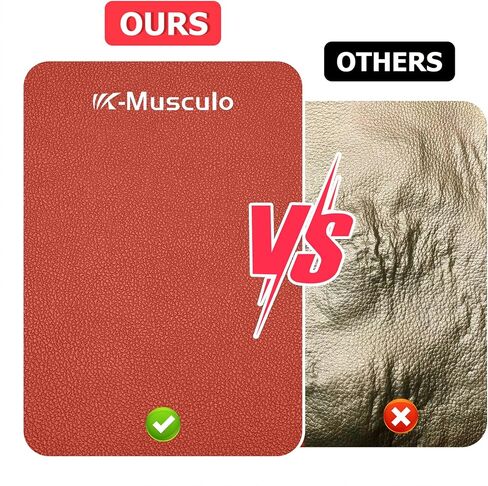 K-Musculo Vinyl Fabric, Marine Faux Leather Upholstery, for Upholstery Crafts, DIY Sewings, Sofa, Handbag, Earrings, Hair Bows Decorations (Orange Red 54 * 36inch) 1YD in Saudi Arabia