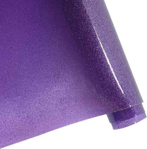 ONEART | Turquoise Transparent Glitter Vinyl Roll, 0.7 mm Solid Clear PVC Jelly Vinyl Crafts Fabric, 12"×48" in Saudi Arabia
