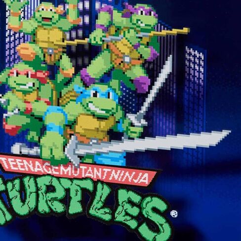 Numskull Official TMNT Acrylic Logo Desk Lamp Wall Light for Bedroom, Office, Home, Study, Work - Official Teenage Mutant Ninja Turtles Merchandise in Kuwait