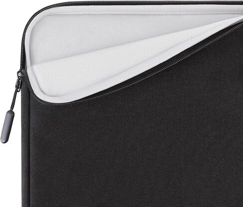 DOMISO 15.6 inch Laptop Sleeve Bag Shockproof Protective Carrying Case Water-Resistant Light Weight Handbag Compatible with HP/Dell,Beige in Saudi Arabia