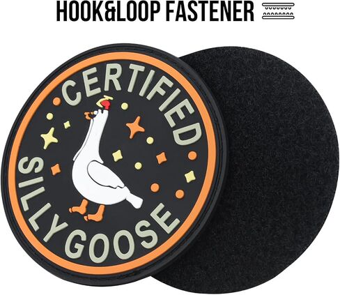 Goose Patch, Funny PVC Patch, Cute Animal Meme Morale Patch, Morale Patch with Hook Fastener Backing, Funny 3D Tactical Applique Humor Patch Military for Backpacks, Vests, Helmet in Saudi Arabia