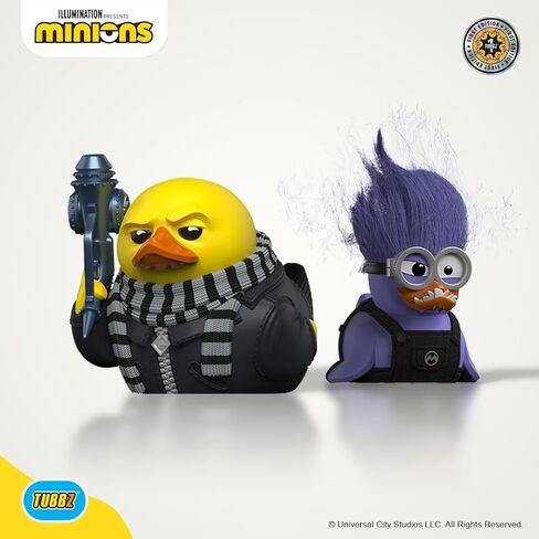 Tubbz First Edition Minions King Bob Collectible Vinyl Rubber Duck Figure - Universal Despicable Me 4 Minions Merchandise - Kids TV والأفلام وألعاب الفيديو in Saudi Arabia