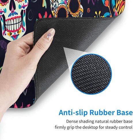 لوحة فأر ألعاب السكر المهملة الملونة ، قاعدة مطاطية كبيرة غير انزلاق Mousepad XL 31.5x11.8in ، حصيرة الماوس لوحة المفاتيح ، وسادة مكتب مع حواف مخيط للمنزل والمكاتب Gamer in Kuwait