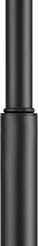 Globe Electric 67065 58" Floor Lamp, Black, Dark Gray Velvet Shade, On/Off Socket Rotary Switch, Living Room Décor, Reading Light, Home Essentials, Bedroom, Office Accessories in Saudi Arabia