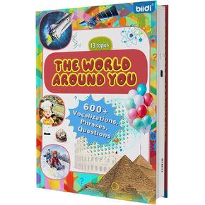 English Words Sound Book-Books with Sounds for Toddlers2-6,600+ Sounds and 13 Topics, Interactive Books|Suitable for Childreneducational Learning Toys& Birthday Gift (Animal World)