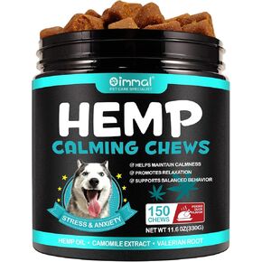 Bieyoc Calming Chews for Dogs - Natural Stress and Anxiety Relief, 150 Soft Dog Calming Chews Help Dog Anxiety Relief. (Peking Duck)