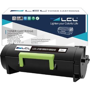 LCL Remanufactured Toner Cartridge Replacement for Lexmark 51B1000 MS317 MS317DN MS417 MS417DN MS517 MS517DN MS617 MS617DN MX317 MX317DN MX417 MX417DN MX517 MX517DE Updated Chip (1-Pack Black)