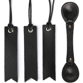 Leather Weighted Bookmarks Page Holder for Women Men, Magnetic Bookmarks for Reading, Book Accessories Gift for Book Lovers Teachers Writers Authors Poets (Wine)
