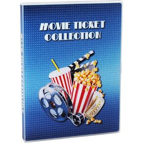 UniKeep® Movie Ticket Collection Case with Acid-Free Pages and Integrated Binder Rings