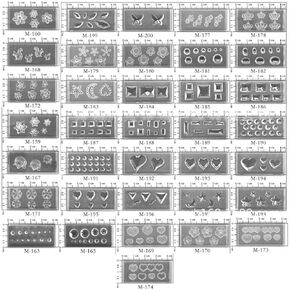 قوالب فن الأظافر ثلاثية الأبعاد ، 36pcs قالب سيليكون نحت الأظافر ، يترك قالب حيوانات زهرة قالب راتنج الهلام الأكريليكي لصنع المجوهرات